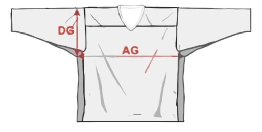 Tabulka velikostí dresů